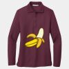Women's Silk Touch Long Sleeve Polo Thumbnail