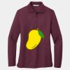 Women's Silk Touch Long Sleeve Polo Thumbnail