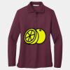 Women's Silk Touch Long Sleeve Polo Thumbnail