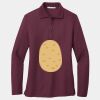 Women's Silk Touch Long Sleeve Polo Thumbnail