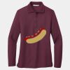 Women's Silk Touch Long Sleeve Polo Thumbnail