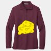 Women's Silk Touch Long Sleeve Polo Thumbnail