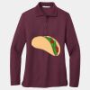 Women's Silk Touch Long Sleeve Polo Thumbnail