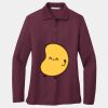 Women's Silk Touch Long Sleeve Polo Thumbnail