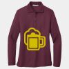 Women's Silk Touch Long Sleeve Polo Thumbnail