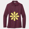 Women's Silk Touch Long Sleeve Polo Thumbnail