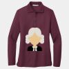 Women's Silk Touch Long Sleeve Polo Thumbnail