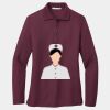 Women's Silk Touch Long Sleeve Polo Thumbnail