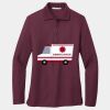 Women's Silk Touch Long Sleeve Polo Thumbnail