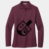 Women's Silk Touch Long Sleeve Polo Thumbnail
