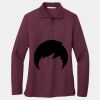 Women's Silk Touch Long Sleeve Polo Thumbnail