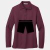 Women's Silk Touch Long Sleeve Polo Thumbnail