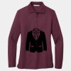 Women's Silk Touch Long Sleeve Polo Thumbnail