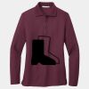 Women's Silk Touch Long Sleeve Polo Thumbnail