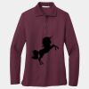 Women's Silk Touch Long Sleeve Polo Thumbnail