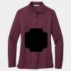 Women's Silk Touch Long Sleeve Polo Thumbnail