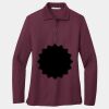 Women's Silk Touch Long Sleeve Polo Thumbnail