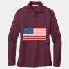 Women's Silk Touch Long Sleeve Polo Thumbnail