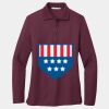 Women's Silk Touch Long Sleeve Polo Thumbnail